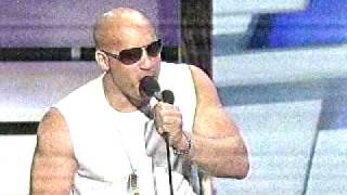 vin diesel in billboard 2009 Trying to speak Spanish [upl. by Doraj]