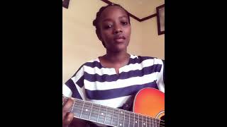 Ruhanga ishe itwe Shuma Oije Otwebembere  Talented Ankore Gal on Guitar [upl. by Lubeck867]