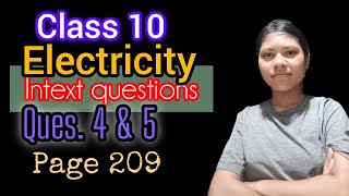 Electricity ⚡ Class 10  Intext questions by Pratiksha Bailung  Page 209 [upl. by Ohploda]