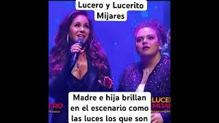 Lucero Lucerito Mijares madre e hija brillan en el escenario de juego de voces como 2 luceros [upl. by Aivato]