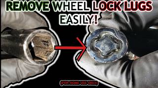 Remove Wheel Lock Nuts Without the Key [upl. by Kelwen]