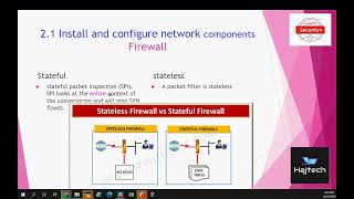 Stateful vs stateless CompTIA Security  شرح بالعربي Arabic English [upl. by Annayd]