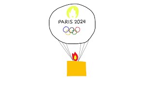 Paris Olympics Opening Ceremony in 577 Seconds [upl. by Atinwahs]