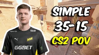 s1mple 3515 vs FACEIT Ranked Anubis Oct 23 2024  CS2 POV [upl. by Madella795]