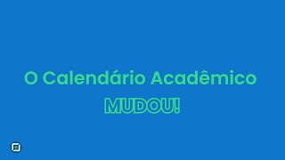 Tutorial Calendário acadêmico [upl. by Leummas]