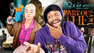 50 Cent feat NLE Choppa amp Rileyy Lanez  quotPart of the Gamequot  Official Music Video REACTION [upl. by Ennalyrehc273]