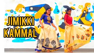 Jimikki Kammal dance performance ft Vaishnavi and Vishnumaya🫀🌻 dance malayalam jimikkikammal [upl. by Placeeda909]