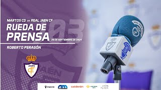 RUEDA DE PRENSA  Previa J3 Martos CD vs Real Jaén CF [upl. by Niliac]