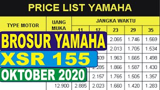 brosur kredit motor yamaha xsr 155 oktober 2020 [upl. by Yreva502]