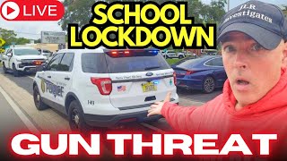 CRIME SCENE Pasco County Florida SCHOOL SHOOTING Threat Gun LIVE [upl. by Atoiganap]