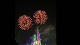 Disney Enchantment Fireworks in Magic Kingdom at Walt Disney World February 2023 HD 1080p [upl. by Brannon896]