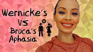 Wernickes VS Brocas Aphasia [upl. by Ttezzil]