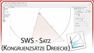 SWS  Satz Kongruenzsätze Dreiecke  GeoGebra EasyGoing [upl. by Tremann134]