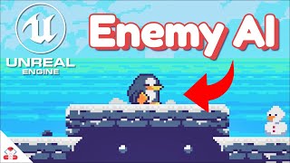 2D Enemy AI in Unreal Engine 5  Beginner Tutorial [upl. by Platas]