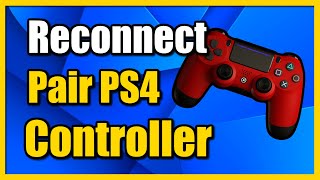 How to Reconnect amp Pair PS4 Controller to PS4 Console Fast Method [upl. by Mairym793]