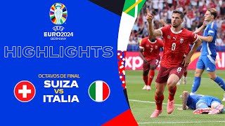 HIGHLIGHTS  Suiza vs Italia  UEFA EURO 2024  Octavos de Final  TUDN [upl. by Tirrell132]