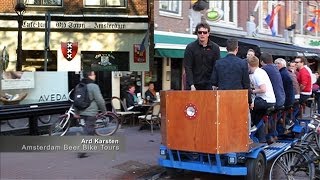 Amsterdam Beer Bike Tours with DamToursnl [upl. by Bauske]