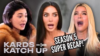 The Kardashians BEST Of Season 5 SUPER Recap  Kards Katch Up with E News [upl. by Malan]