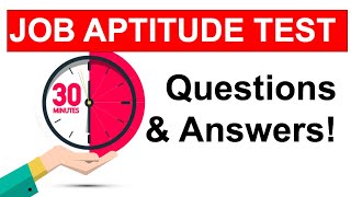 APTITUDE TEST Questions and ANSWERS How To Pass a JOB Aptitude Test in 2021 [upl. by Haydon]