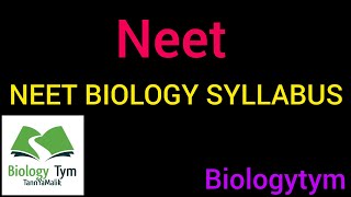 Neet biology syllabus [upl. by Enomes]