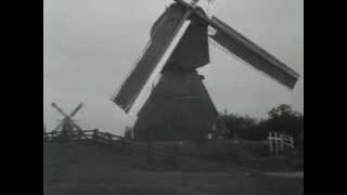 Electriciteit opwekken in molen Wervershoof 1955 [upl. by Rogerson]