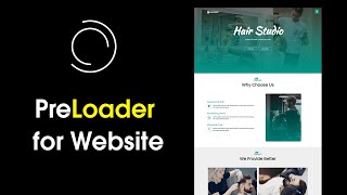 How To Make Website Preloader Using HTML CSS JS  Page Loading Website Loading Animation [upl. by Sherourd]