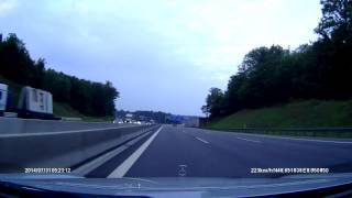 E430 240kmh almost crash [upl. by Iturhs853]