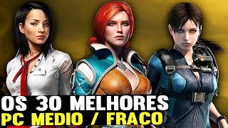 Os 30 Melhores Jogos Para PC MÉDIO  FRACO  jogos com gráficos realistas  2024 [upl. by Ylloh]