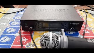 MICROFONO INALAMBRICO PHENYX PRO PTU 71 PRUEBA [upl. by Aneehs362]