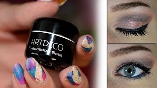 Review Artdeco eyeshadow base and quick eyelook [upl. by Yks]