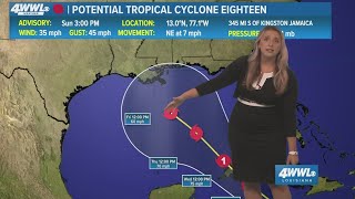 Potential Tropical Storm likely to become Cat 1 hurricane expected to move in Gulf of Mexico [upl. by Avera486]