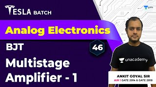 Multistage Amplifier  1  BJT  Lec 46  Analog Electronics  GATE 2021 Exam  Ankit Goyal [upl. by Yeung]