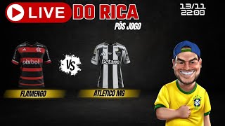 Live pós jogo  Flamengo x Atlético MG [upl. by Sension478]