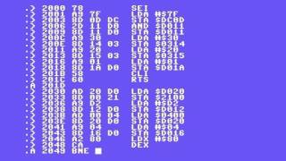 C64 video 02  Basic Raster Split with a colour border [upl. by Mackie138]