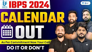 IBPS Calendar 202425  IBPS Calendar 2024 Out  Upcoming Bank Exams 2024  Team AVP [upl. by Aicatsue]