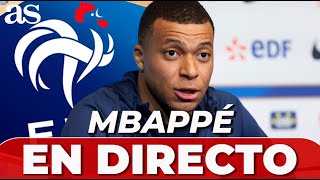 MBAPPÉ  PRIMERA RUEDA DE PRENSA COMO JUGADOR DEL MADRID  SELECCIÓN FRANCESA [upl. by Mayrim]