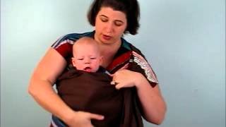 Ring Sling Kangaroo Carry Instructions [upl. by Eiloj834]