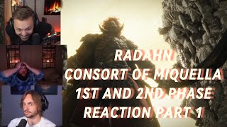 Elden Ring  Streamers Reaction to Radahn Consort of Miquella Part 1 My Gameplay at the End [upl. by Adolpho846]