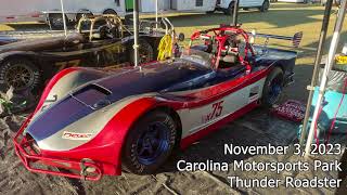 Mike Skeen Thunder Roadster at Carolina Motorsports Park [upl. by Leanor916]