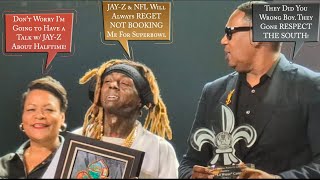 LIL WAYNE Diss JAYZ amp NFL w MASTER P NOLA MAYOR For SUPER BOWL HALFTIME Snub  Weezyana Fest 2024 [upl. by Willabella]