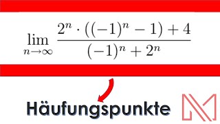 Häufungspunkte bestimmen Grenzwert Mathe im Studium [upl. by Alcock]