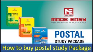 How to buy made easy postal study package 2021 II ESE II GATE II GATE [upl. by Valora582]