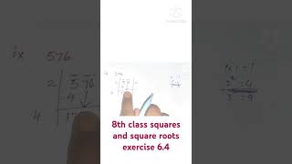 Square root of 5768th class question square roots exercise 8th class maths [upl. by Nine582]