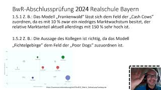 BwRAbschlussprüfung 2024 Realschule Bayern  Aufgabe 1 [upl. by Swisher]