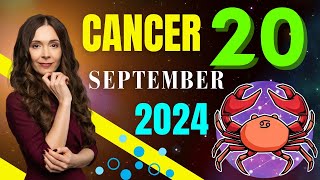 CANCER ♋ ❌𝐖𝐀𝐑𝐍𝐈𝐍𝐆❌ 𝐆𝐎𝐃 𝐖𝐀𝐑𝐍𝐒 𝐘𝐎𝐔 😨 𝐇𝐨𝐫𝐨𝐬𝐜𝐨𝐩𝐞 𝐟𝐨𝐫 𝐭𝐨𝐝𝐚𝐲 SEPTEMBER 20 𝟐𝟎𝟐𝟒 🔮 horoscope new tarot [upl. by Wahs352]