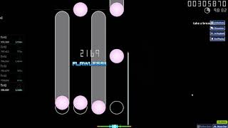 osumania  ★654  Galaxy Collapse  9792 3936x combo x11 miss  S [upl. by Ruthven]