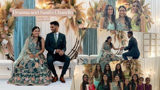 Deanna and Sanils Chandlo Indian Engagement Ceremony  June 2024 [upl. by Akimehs]