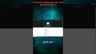 Comment héberger gratuitement son site [upl. by Ddal]