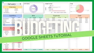 Digital Google Sheets Budget Planner [upl. by Norehs]