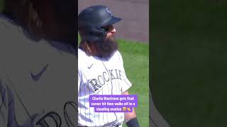 An emotional sendoff for Charlie Blackmon ❤️ shorts [upl. by Atiseret]